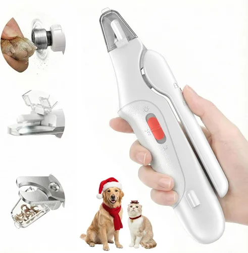 Miniatura 10 de Cortauñas 2 en 1 para perros y gatos, recortadores de uñas para perros grandes, medianos y pequeños, recortador de garras de gatos, sensor rápido