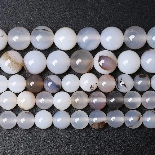 Miniatura 71 de 60 cuentas de piedra azul amazonita natural de 6mm para hacer joyas AAA redondas sueltas, cuentas de piedra de poder de sanación energética, cuentas