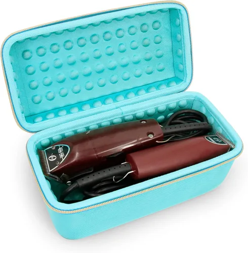 CASEMATIX Clipper Case tiene capacidad para hasta 3 cortadoras, zumbadores de pelo, recortadores o terminadores en T de hasta 8.5 pulgadas, estuche