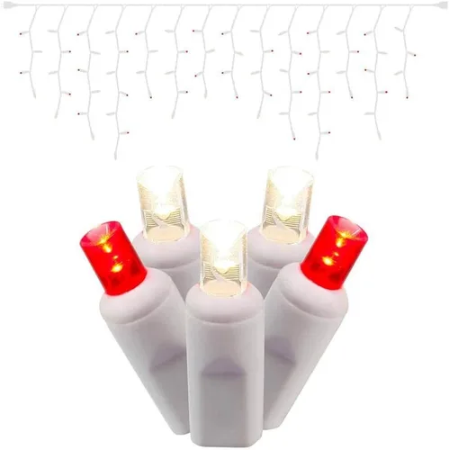 Miniatura 10 de Vickerman El juego de luces cuenta con 70 luces LED en cable blanco con espacio de bombilla de 3.5 pulgadas y espacio de caída de 8 pulgadas, 9