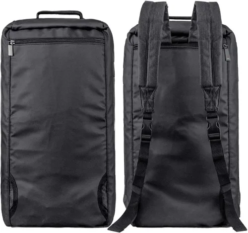 Miniatura 6 de Bolsa de lona para gimnasio impermeable bolsa de viaje para hombres y mujeres bolsa de noche con compartimento para zapatos Negro talla única