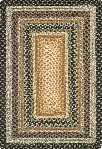 Miniatura 2 de SAFAVIEH Alfombra Lavable Colección Trenzada para Exteriores - 2' x 3', Multicolor, Hecha a Mano y Reversible, No Desprende Pelusa y Fácil