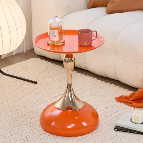 Mesa Lateral de Arena de Estilo Moderno y Elegante - Diseño Elegante Perfecto para Salas de Estar, Cafeterías, Comedores, Dormitorios y Exteriores -