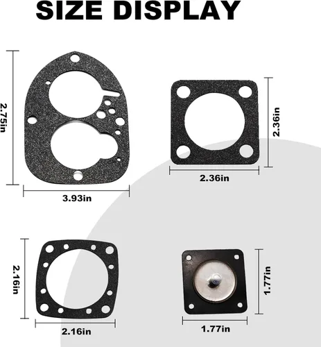 Miniatura 2 de Kit de reconstrucción de carburador para Volvo Penta 856471 856472 834527 AQ115 AQ125 AQ130 AQ130 AQ131 AQ131 AQ145 AQ151A AQ171 BBB 115 BBC 110A