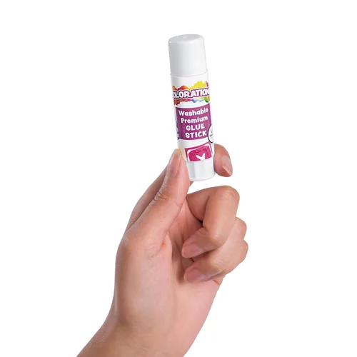 Miniatura 4 de Colorations Barras de pegamento lavables de alta calidad para el hogar y el aula, se aplica morado, se seca transparente, juego de 30, PREPURP