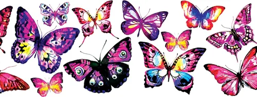 Miniatura 2 de Tervis Vaso aislado de doble pared Butterfly Passion hecho en Estados Unidos mantiene las bebidas frías y calientes, 16 onzas, taza, clásico