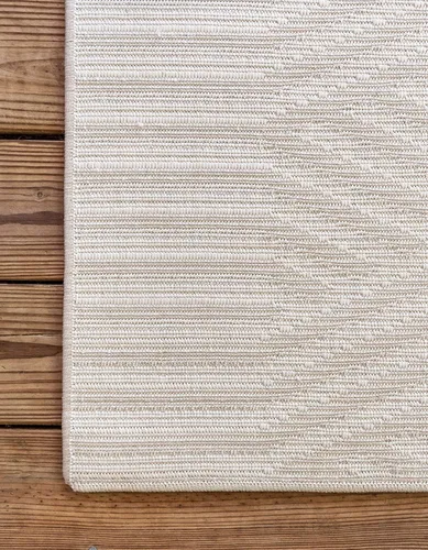 Miniatura 9 de Unique Loom Sabrina Soto Outdoor Collection Alfombra moderna, vibrante y tallada, 2 x 6 pies, beige