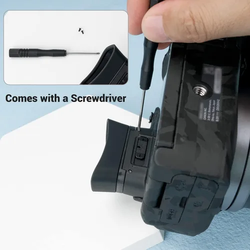 Miniatura 6 de Kiorafoto - Visor ocular de silicona suave extendido, especialmente diseñado para la cámara sin espejo Canon EOS R10