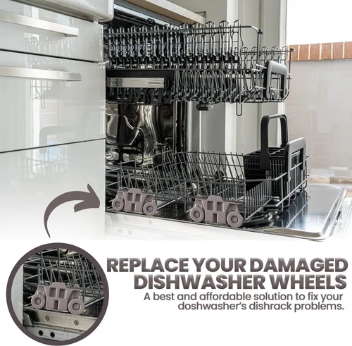Miniatura 5 de W10195416 - Pieza de repuesto mejorada para rueda inferior de lavavajillas, ideal para GE/Whirlpool/Kenmore - AP5983730, W10195416V, W10105417