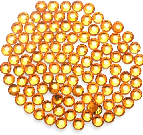 Miniatura 49 de Massive Beads 7800 vasos de hierro termoadhesivos con parte trasera plana, 5 tamaños, diamantes de imitación para hacer proyectos de bricolaje