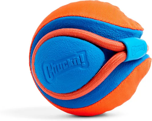 Miniatura 4 de Chuckit! Juguete de cuerda para perros - Bola en cuerda para buscar y tirar para perros - Construcción duradera de goma EVA - Diámetro de 5.5