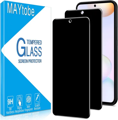 Miniatura 7 de MAYtobe Paquete de 2 protectores de pantalla diseñados para Samsung Galaxy A54 5G, vidrio templado, antiarañazos, sin burbujas, fácil de instalar