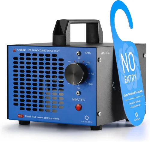 Miniatura 11 de Airthereal MA5000 - Generador comercial de ozono, eliminación de olores de máquina de ozono de alta capacidad, ionizadores de aire para el hogar