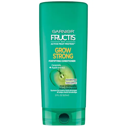 Miniatura 6 de Garnier Fructis Grow Strong Acondicionador, 33.8 onzas líquidas, 1 unidad (el embalaje puede variar)
