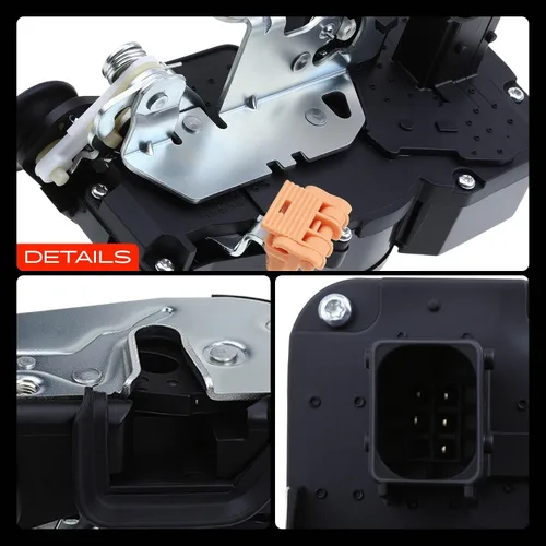 Miniatura 9 de A-Premium Actuador de Cerradura de Puerta Compatible con Vehículos Cadillac - CTS 2008-2014, Sedán, Cupé - Lado Trasero Izquierdo del Conductor
