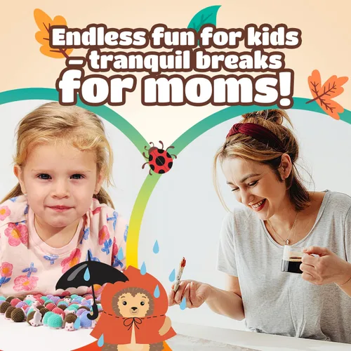Miniatura 4 de Figuras de juguete de erizo - Figuras de animales salvajes 25 piezas - Figuritas de fiesta para niños - Decoración de pastel - Juego de decoración