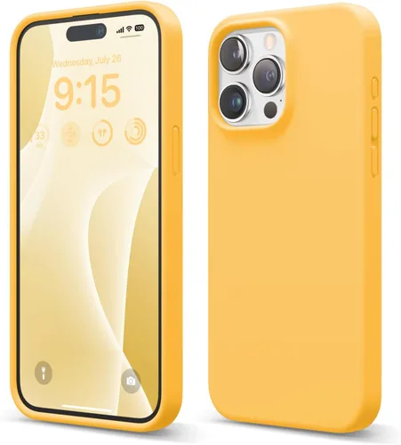 Miniatura 9 de elago Funda compatible con iPhone 15 Pro Max, de silicona líquida, funda protectora de cuerpo completo, a prueba de golpes, funda delgada