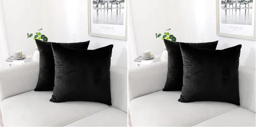 Miniatura 47 de NiNi ALL - Juego de 2 fundas de almohada decorativas de terciopelo, fundas de almohada para sofá, fundas de almohada para dormitorio, sala de estar