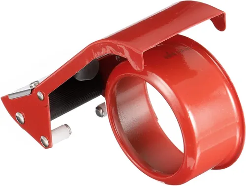 Miniatura 4 de PATIKIL Dispensador de cinta de embalaje de 2.5 pulgadas, paquete de 2 cintas pesadas industriales, soporte para cortador, sellador de cajas