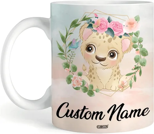Miniatura 9 de CUBICER Tazas de café personalizadas con nombre personalizado, tazas de cerámica blanca, regalos de Navidad de vidrio para niños, mujeres, adultos