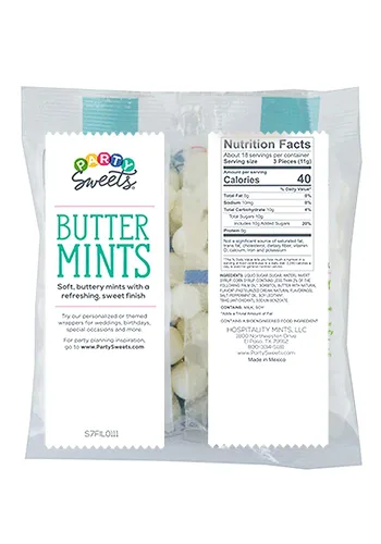 Miniatura 2 de Party Sweets Cintadas Blancas de Mantequilla, 14 Onzas, Aprox. 100 piezas de Cintadas de Hostelería Blanco