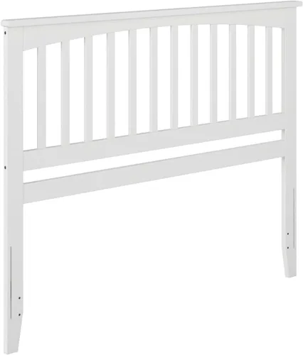Miniatura 13 de Atlantic, muebles con cabecera tipo Mission, Madera, Blanco