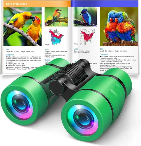 Miniatura 14 de Juguetes para niños de 3 a 8 años: prismáticos para niños con manual de observación de aves 4 5 6 7 8 años niños niñas regalos de Navidad
