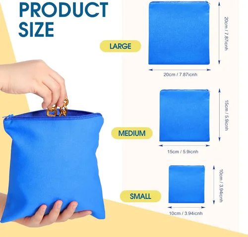 Miniatura 3 de 12 bolsas de almacenamiento de joyas de plata con cremallera antideslustre, bolsas de protección de plata para joyas, bolsas de prevención