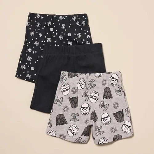Miniatura 3 de Tienda Essentials Disney Marvel Pantalones cortos para bebé niño de Star Wars, varios paquetes