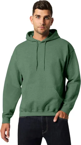 Miniatura 14 de Gildan - Sudadera con capucha para hombre, mezcla pesada, cordón de ajuste, Rosa de seguridad