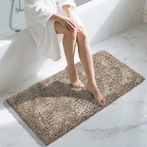Miniatura 61 de Yimobra - Alfombra grande para baño antideslizante de 36x24 pulgadas, extra gruesa y suave, absorbente de felpilla, alfombras de baño lavables a