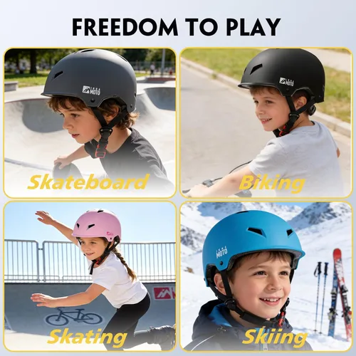Miniatura 6 de Casco de patineta para adultos - Casco de seguridad certificado ajustable para patinaje, bicicleta, monopatín, ciclismo, patinaje, patinaje, cascos