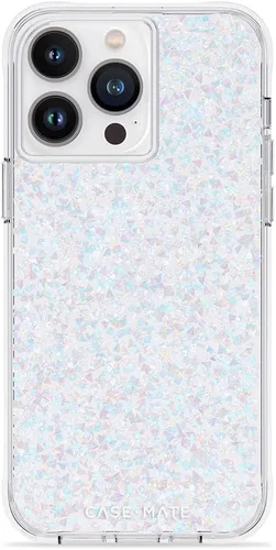 Miniatura 9 de Case-Mate Funda para iPhone 14 Pro - Gemas florales - Con protección contra caídas de 10 pies y carga inalámbrica - Funda de lujo con diamantes