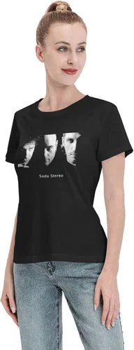 Miniatura 4 de Soda Stereo T Shirt Woman's Summer Tee Casual Short Sleeve T-Shirts