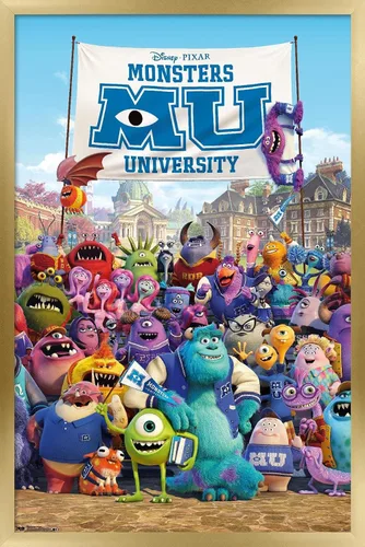 Miniatura 13 de Trends International Disney Pixar Monsters University - One Sheet Wall Poster, 14.725" x 22.375", Barnwood Framed Version