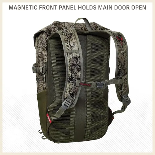 Miniatura 5 de Badlands Rise Pack - Mochila de caza impermeable, sujetadores Fidlock, paquete compatible con hidratación, patrón de camuflaje, enfoque fx