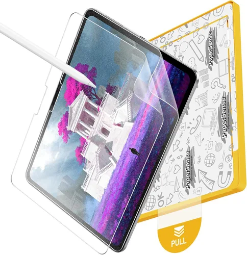 OMOTON PAPERSENSE Protectores de pantalla de papel, paquete de 2, para iPad Pro de 11 pulgadas M5 M4 (6ª y 5ª generación, 2025/2024), película PET