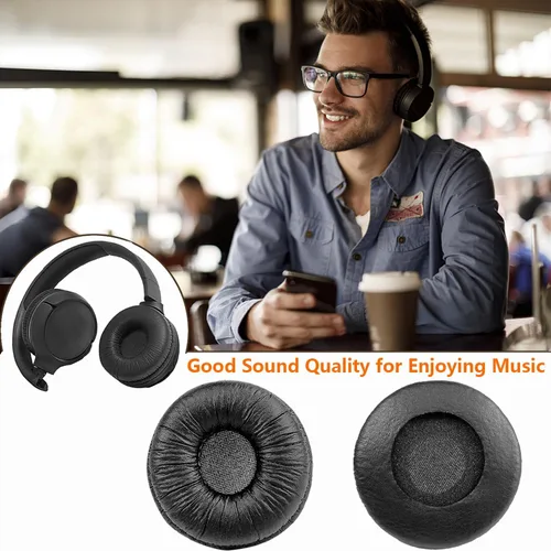 Miniatura 7 de Almohadillas para auriculares Sony de 2.756 in, almohadillas de repuesto compatibles con Sony MDR-ZX110 ZX110NC ZX310 ZX330BT WH-CH500 CH510 CH520