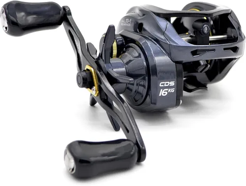 Miniatura 10 de Bahamut 400 Carretes Baitcaster, Gran Capacidad para Jigging, 10+1 Rodamientos de Acero Inoxidable, 35 LBs de Arrastre, Mango de Potencia de 4.5