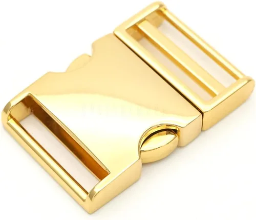 Miniatura 10 de CRAFTMEMORE Hebilla de liberación lateral curvada de metal de 1-1/2 pulgadas de bloqueo ajustable para mochilas de cinturón, collar de mascotas