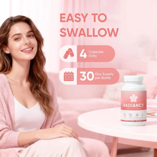 Miniatura 6 de Radiancy Probiótico para Mujeres Salud Vaginal - Sequedad Vaginal y Equilibrio de pH con Cepas de Lactobacillus, Extracto de Flor de Cerezo, Ácido