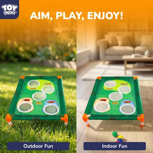 Miniatura 4 de TOY Life Juego de Cornhole de Golf Juego de Golf Corn Hole Set Juego de Golf Chipping para Adultos y Niños Juego de Golf de Patio Trasero Juego