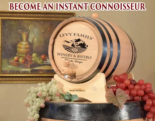 Miniatura 8 de Barril de envejecimiento de roble personalizado de 3 litros con soporte, moño y espita – Vino de la edad, aguamiel, cócteles, bourbon, whisky