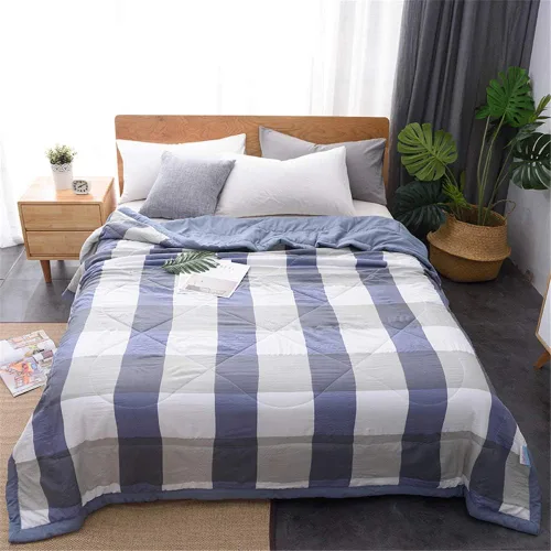 Morbuy Edredón floral ligero de verano, colcha suave para cama King, Queen, Twin y matrimonial, colchas lavables, manta acolchada reversible para