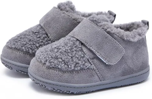Miniatura 4 de BMCiTYBM Zapatos de bebé niño niña bebé zapatillas de invierno cálido antideslizante primeros caminantes 6-24 meses
