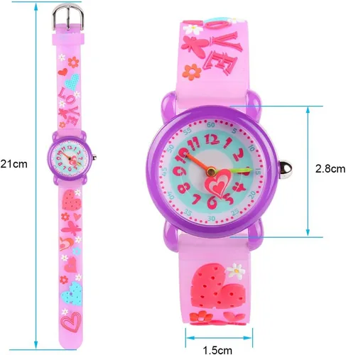 Miniatura 2 de Venhoo Kids Watches Analog 3D Cartoon Waterproof Sport Children Toddler Wrist Watches Gifts for 3 4 5 6 7 8 9 10 11 12 Ages Girls Little Boys Child