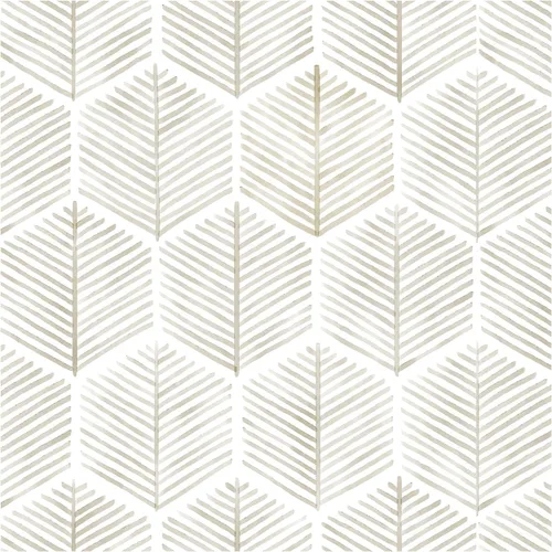 Miniatura 9 de Papel tapiz moderno despegable y adhesivo de 17.3''×393'' Papel tapiz autoadhesivo Papel de contacto boho beige y blanco geométrico Papel tapiz