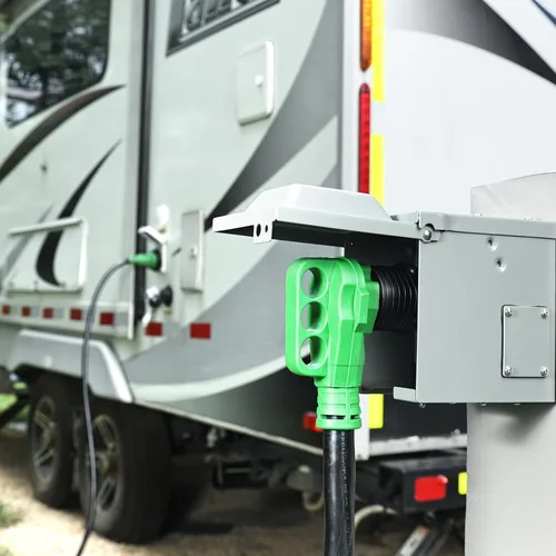 Miniatura 2 de RVGUARD Enchufe adaptador RV de 30 amperios a 50 amperios, adaptador de corriente eléctrica NEMA TT-30P a NEMA 14-50R