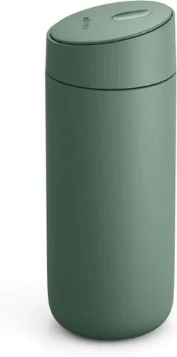 Miniatura 13 de Fellow Taza de viaje Carter Slide de 16 onzas, tapa deslizante con una sola mano, vaso de acero inoxidable aislado al vacío con interior de cerámica