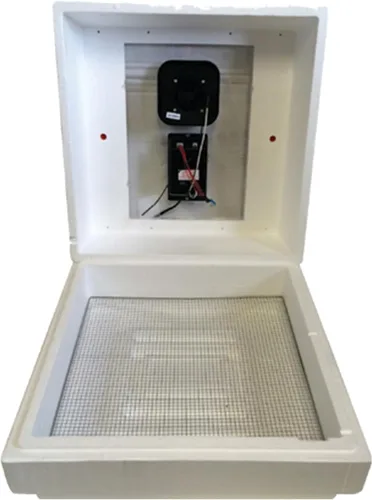 Miniatura 8 de Farm Innovators - Incubadora de aire circulado de 120 voltios y 40 vatios para hasta 48 huevos con pantalla digital fácil de leer y ventana de Aire